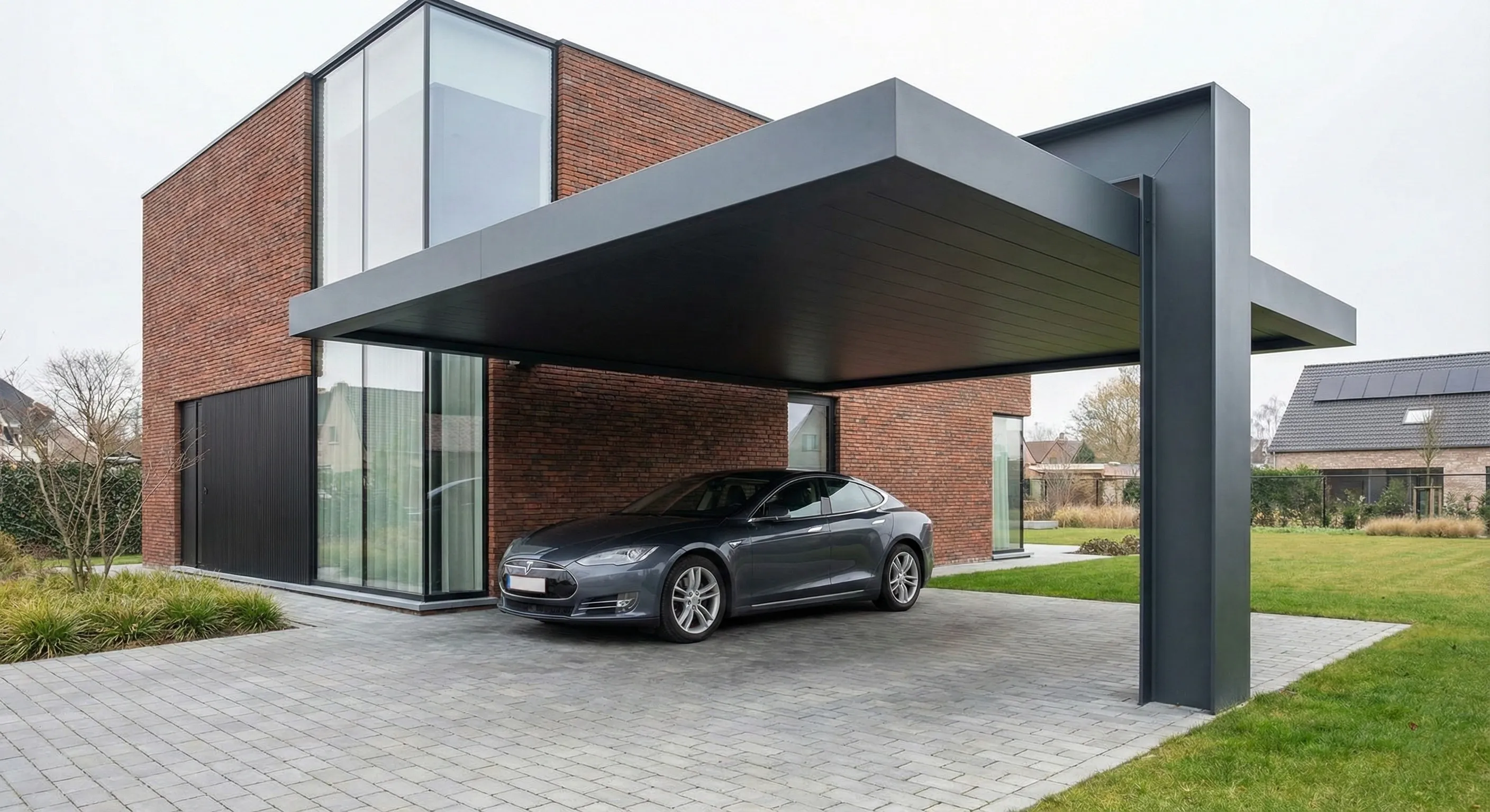 Gunes Enerjili Carport: Belcika'da Elektrik Uretimi - 3