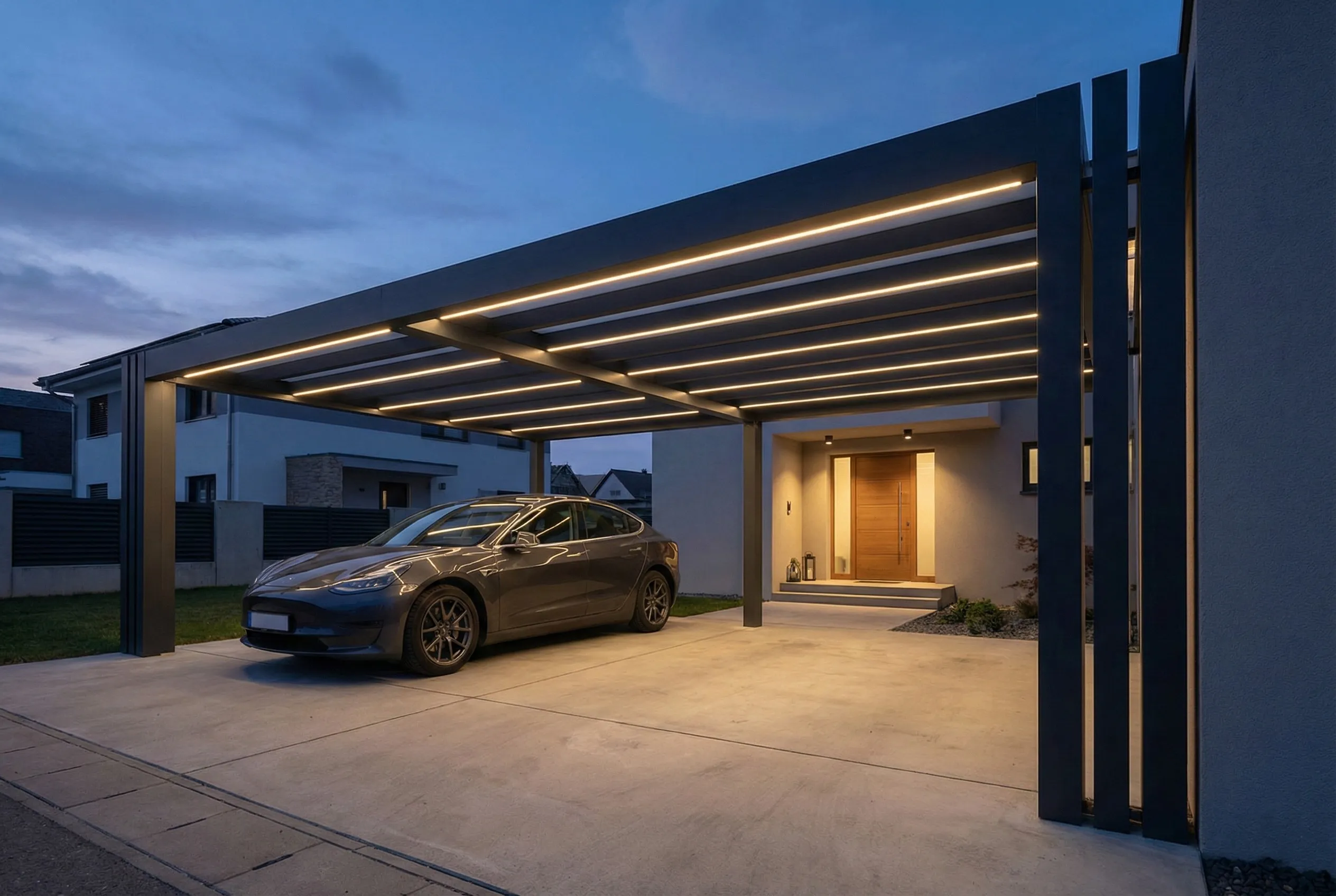 Carport Aluminium à Namur: Protection et Élégance - 4